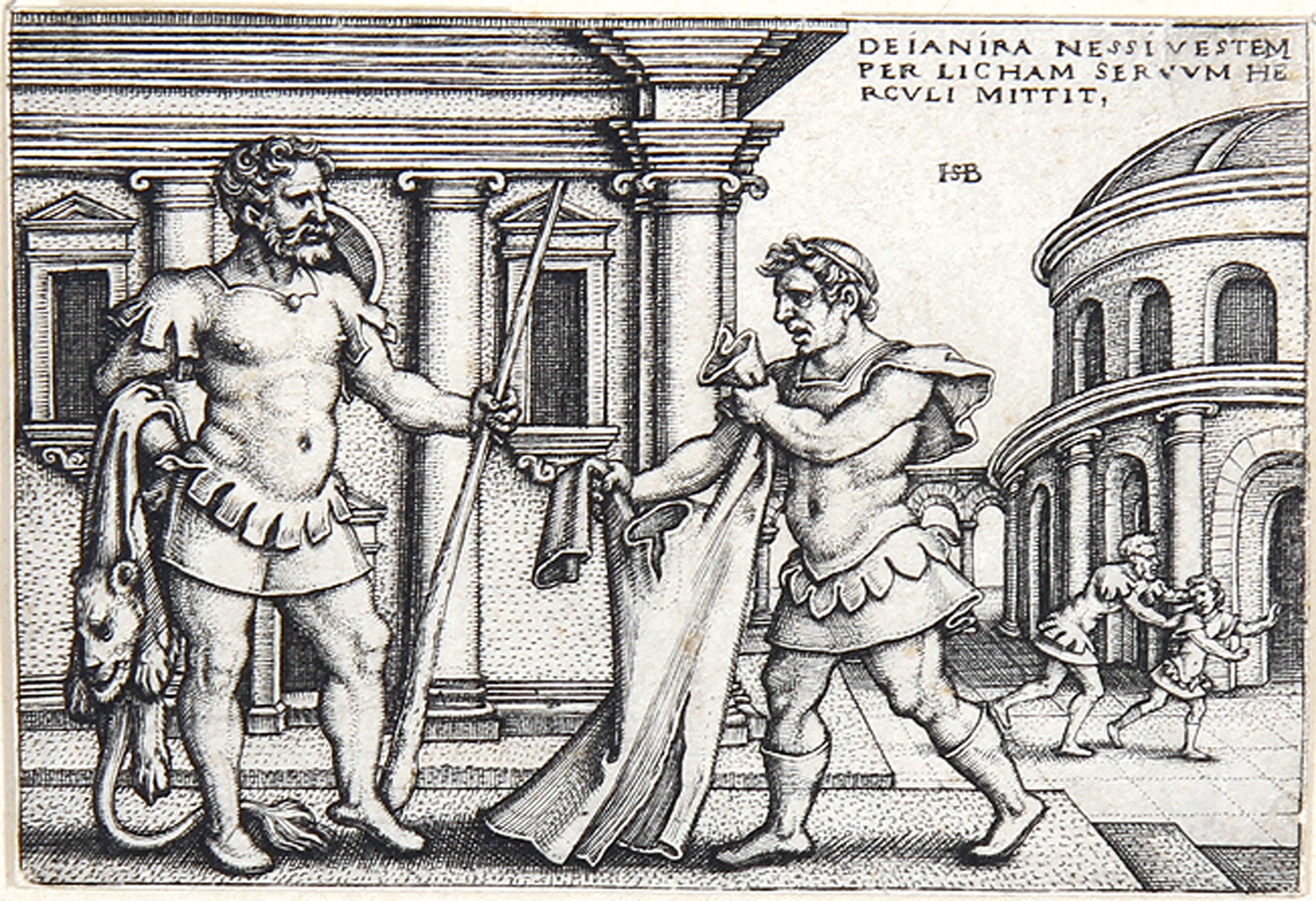 Lichas bringt Hercules das Nessusgewand.