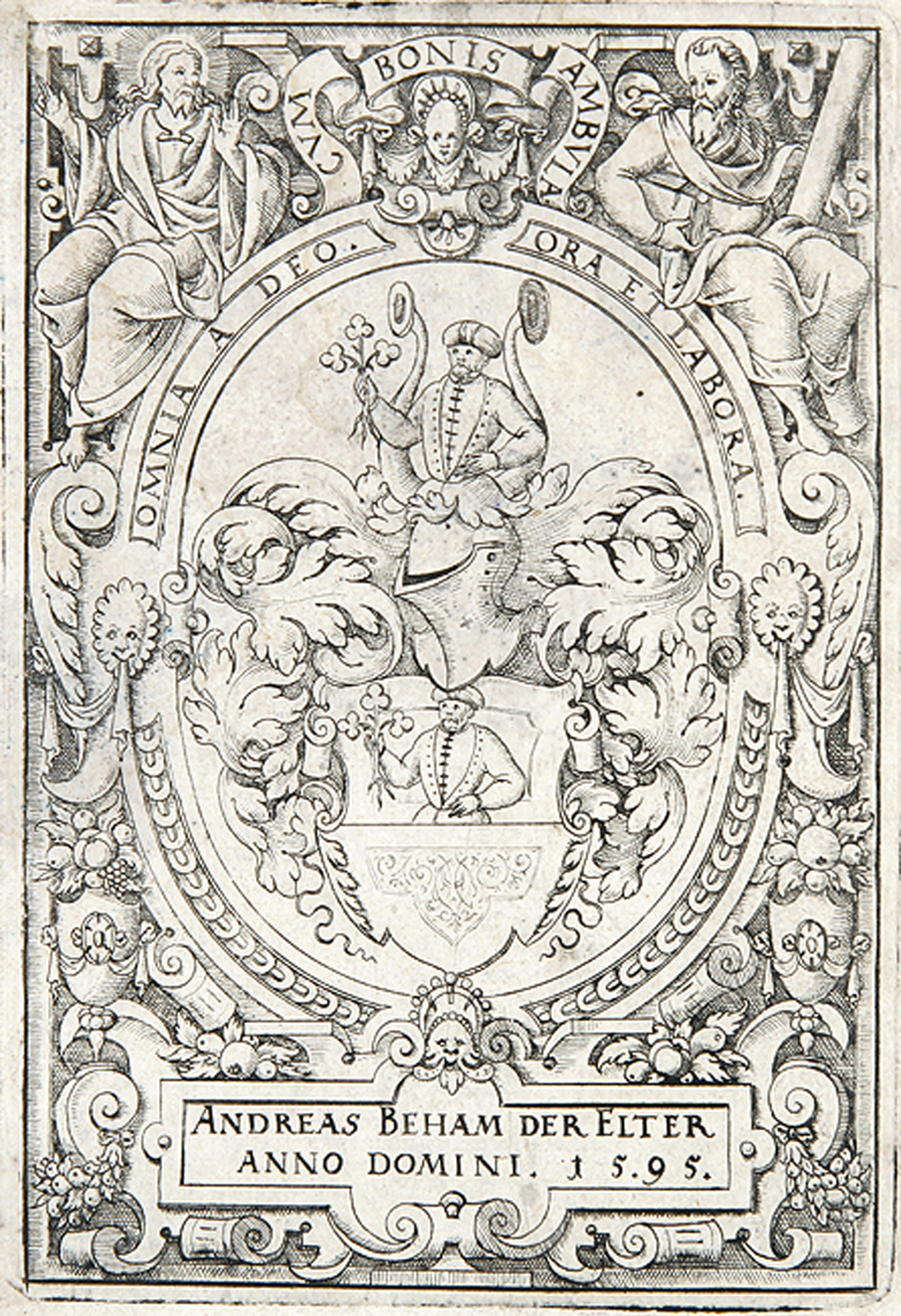 Das Wappen des Andreas Beham (d.Ä.).