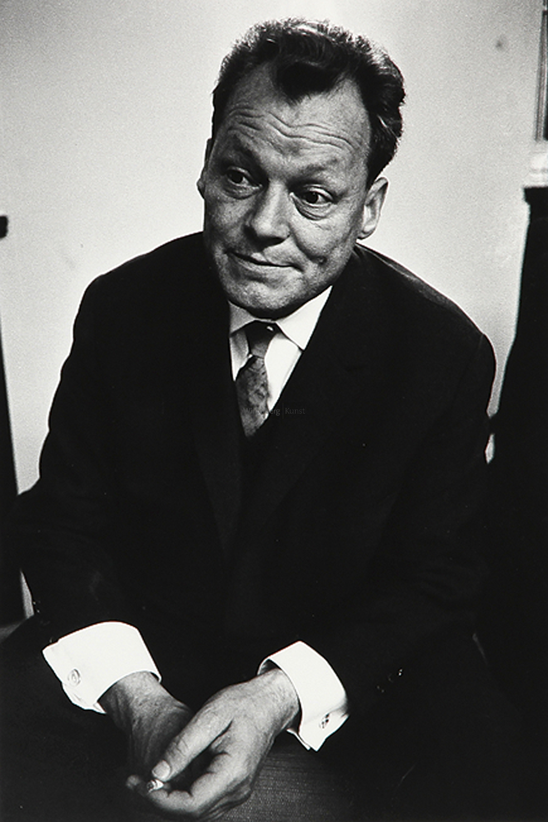 Willy Brandt im Schöneberger Rathaus.