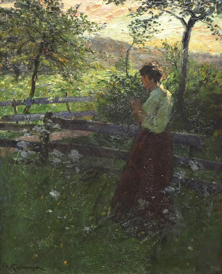 Friedrich Kallmorgen Gemälde Ausstellung - Winterberg | Kunst