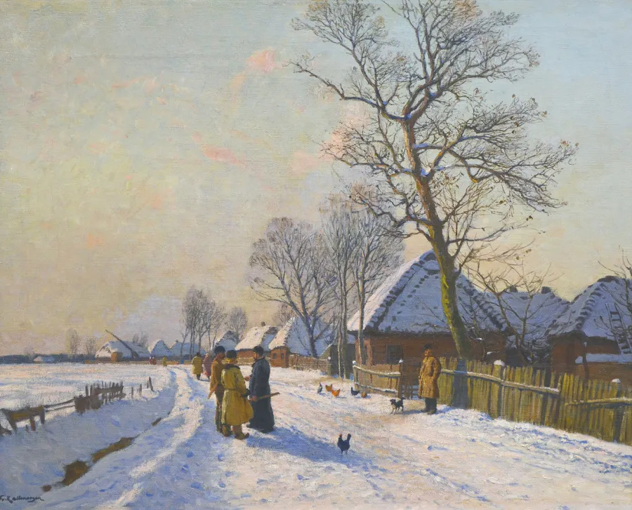 Friedrich Kallmorgen Gemälde Ausstellung - Winterberg | Kunst