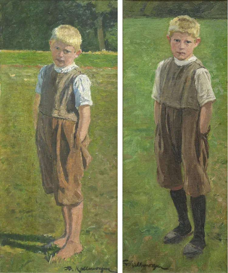 Friedrich Kallmorgen Gemälde Ausstellung - Winterberg | Kunst