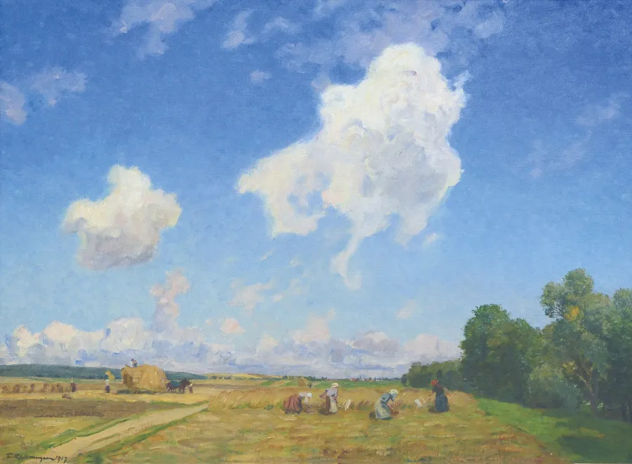 Friedrich Kallmorgen Gemälde Ausstellung - Winterberg | Kunst