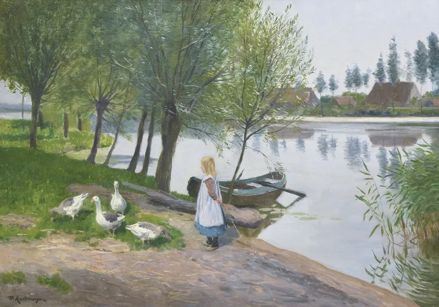 Friedrich Kallmorgen Gemälde Ausstellung - Winterberg | Kunst