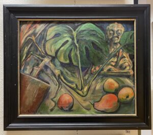 „Skizze,… Philodendron m. Buddha“.