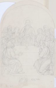 Die Erscheinung (recto) – Das Abendmahl (verso).
