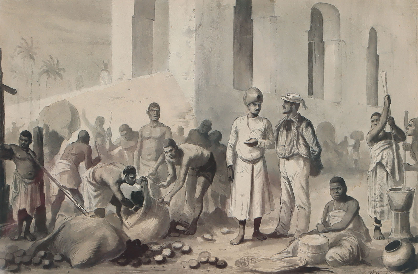 Orientalische Szene,