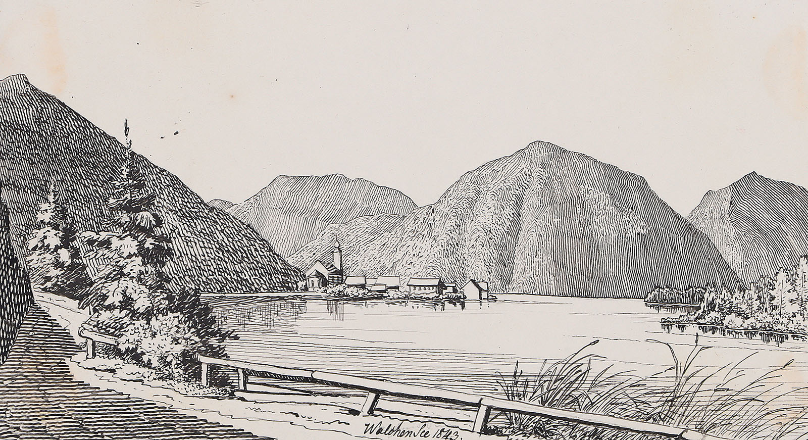 Blick auf den Walchensee.