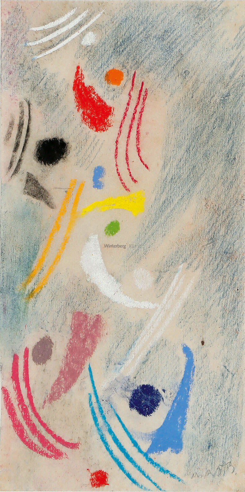 Komposition mit Dreierlinien.