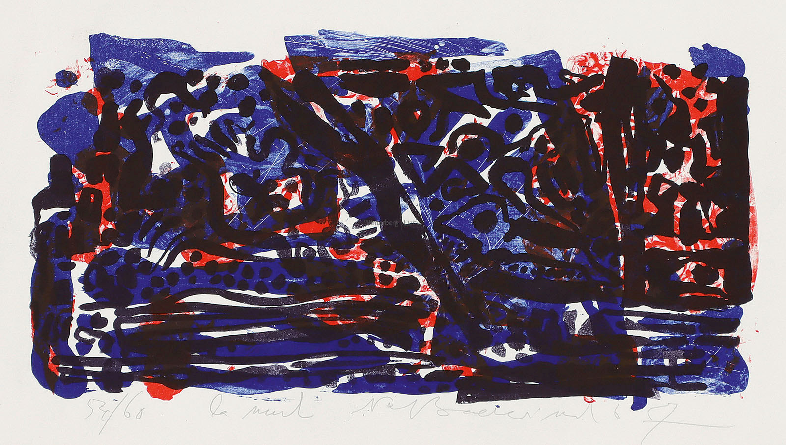 „la nuit“ – Komposition mit Pink.