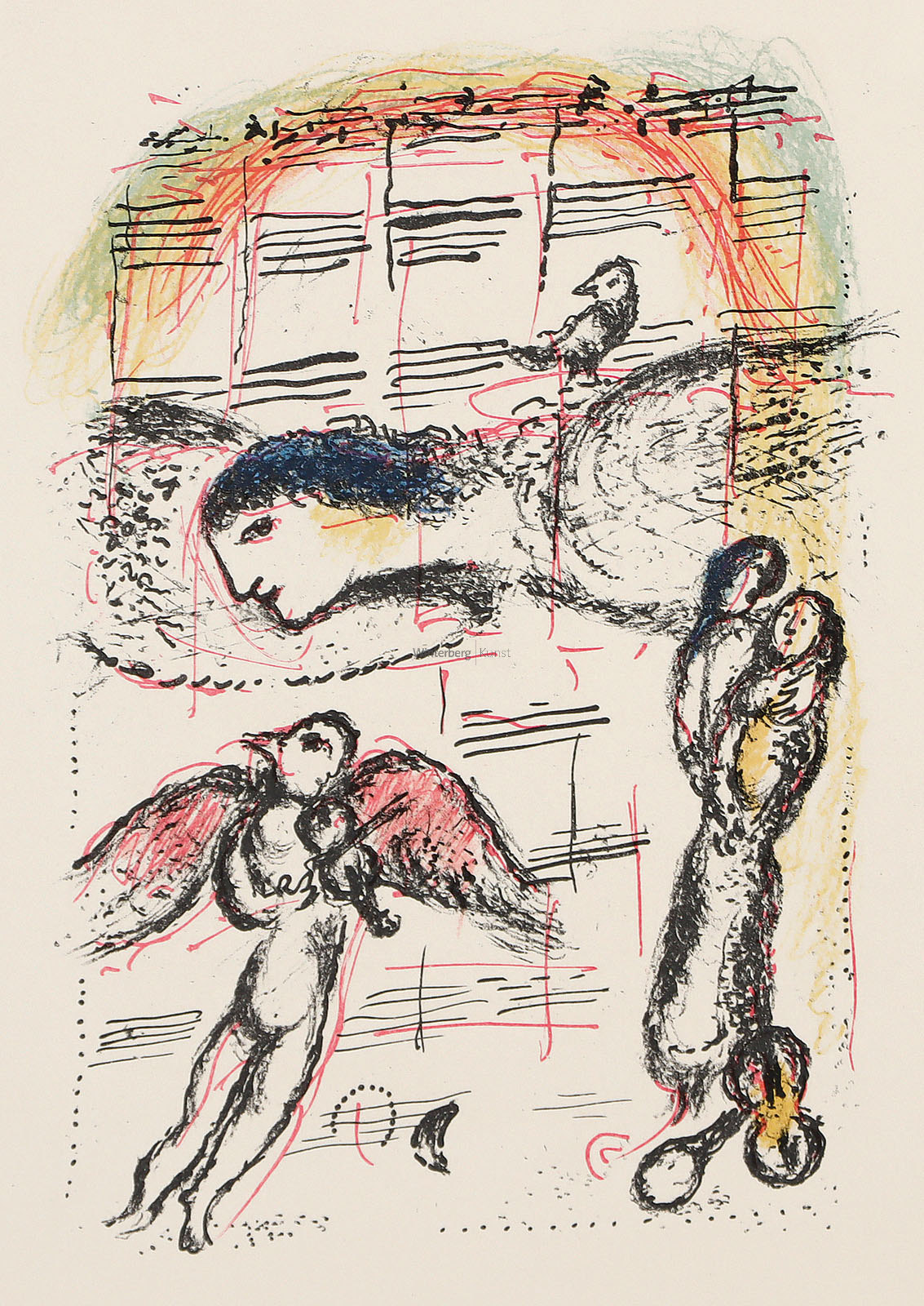 La Vache bleue – La Féerie et le Royaume, Pl. 4 – Psaumes de David, Pl. 17.