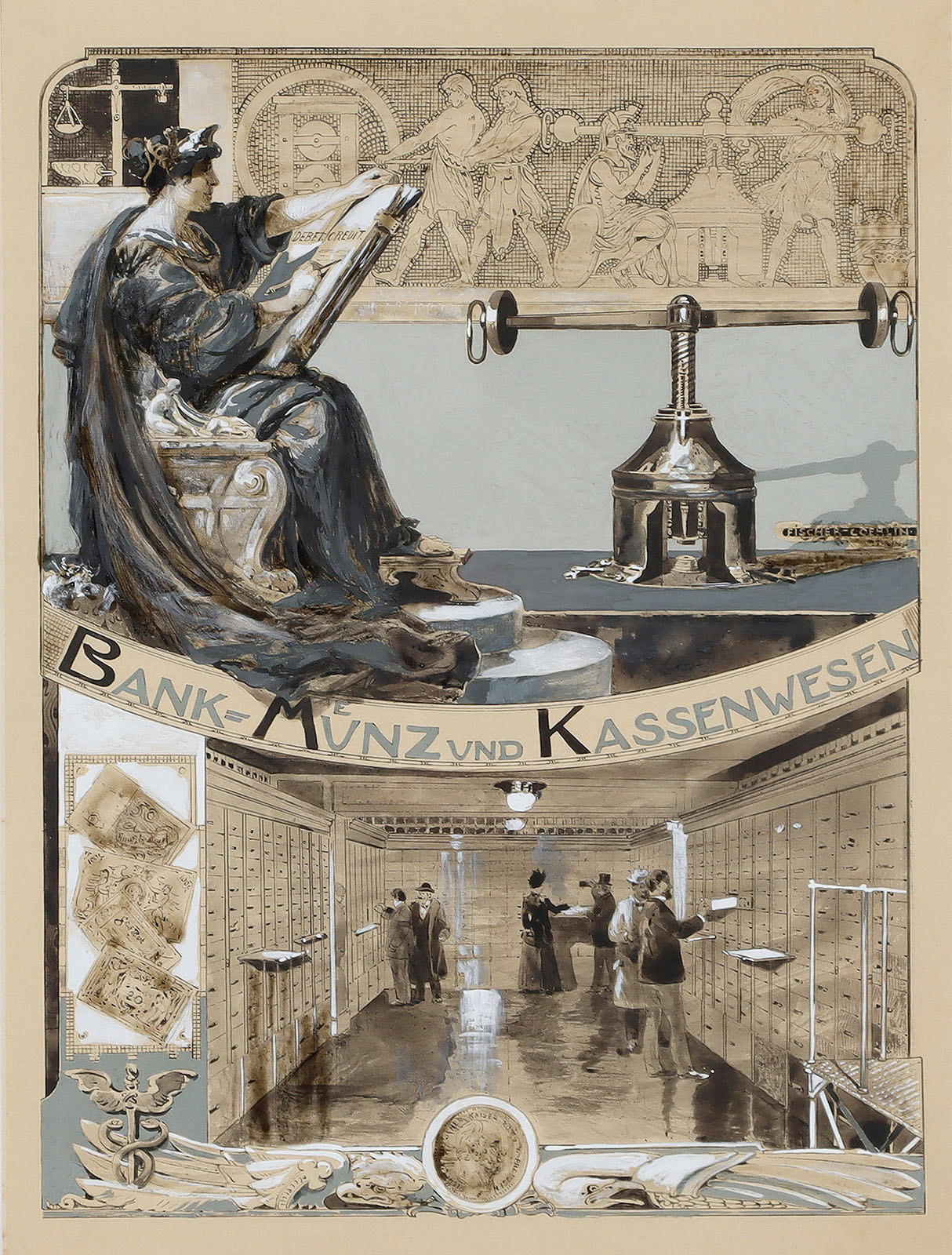 „Bank- Münz und Kassenwesen“.