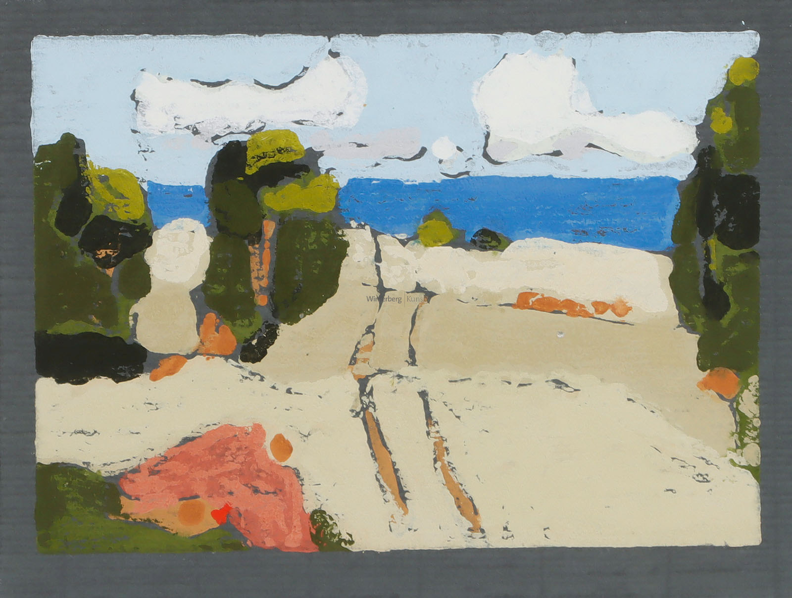 Landschaft bei Neukirchen.