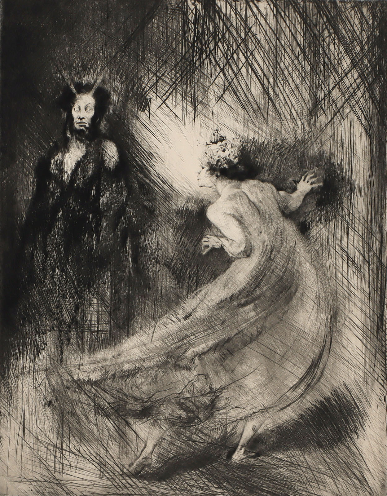 Salome vor Johannes dem Täufer (Iochanaan).