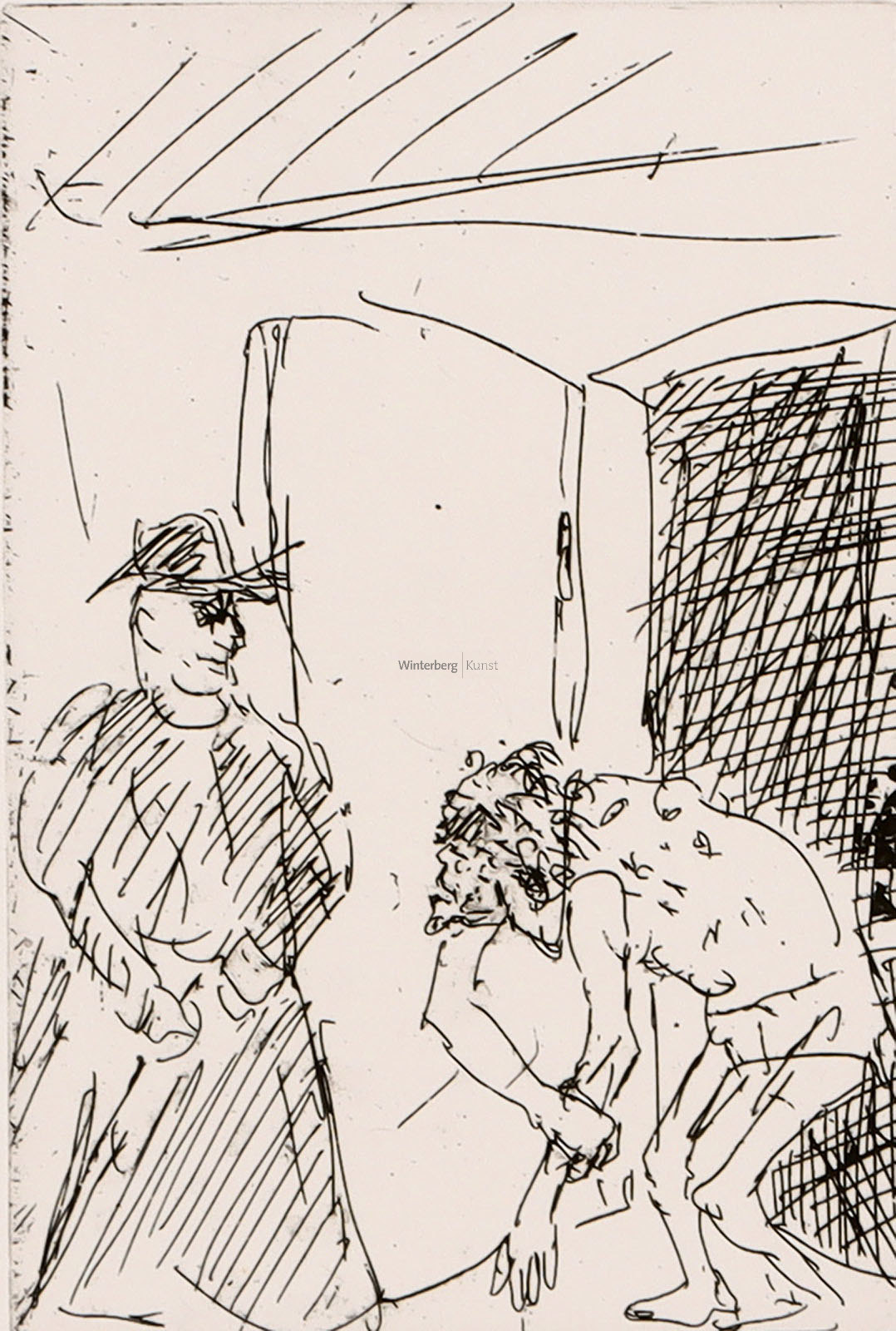 Alfred Hrdlicka. Fünf Radierungen zu Georg Büchner.