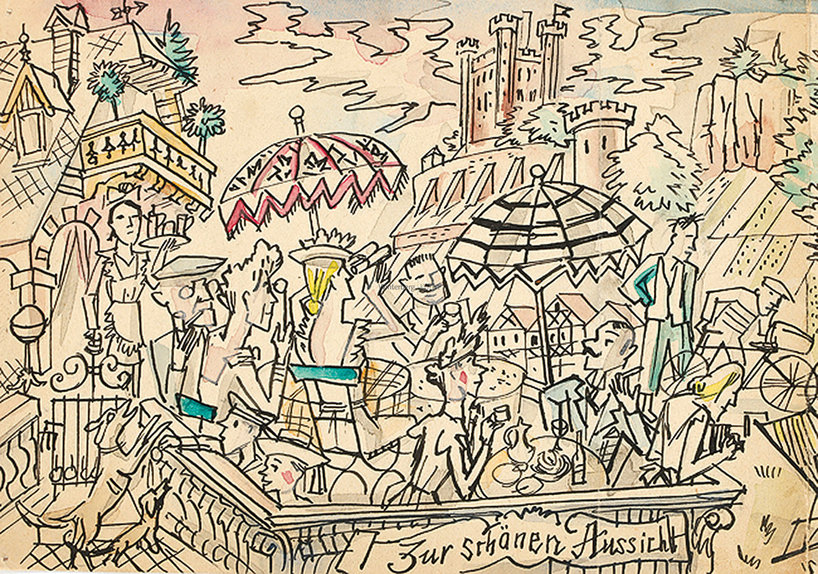 „Zur schönen Aussicht“.