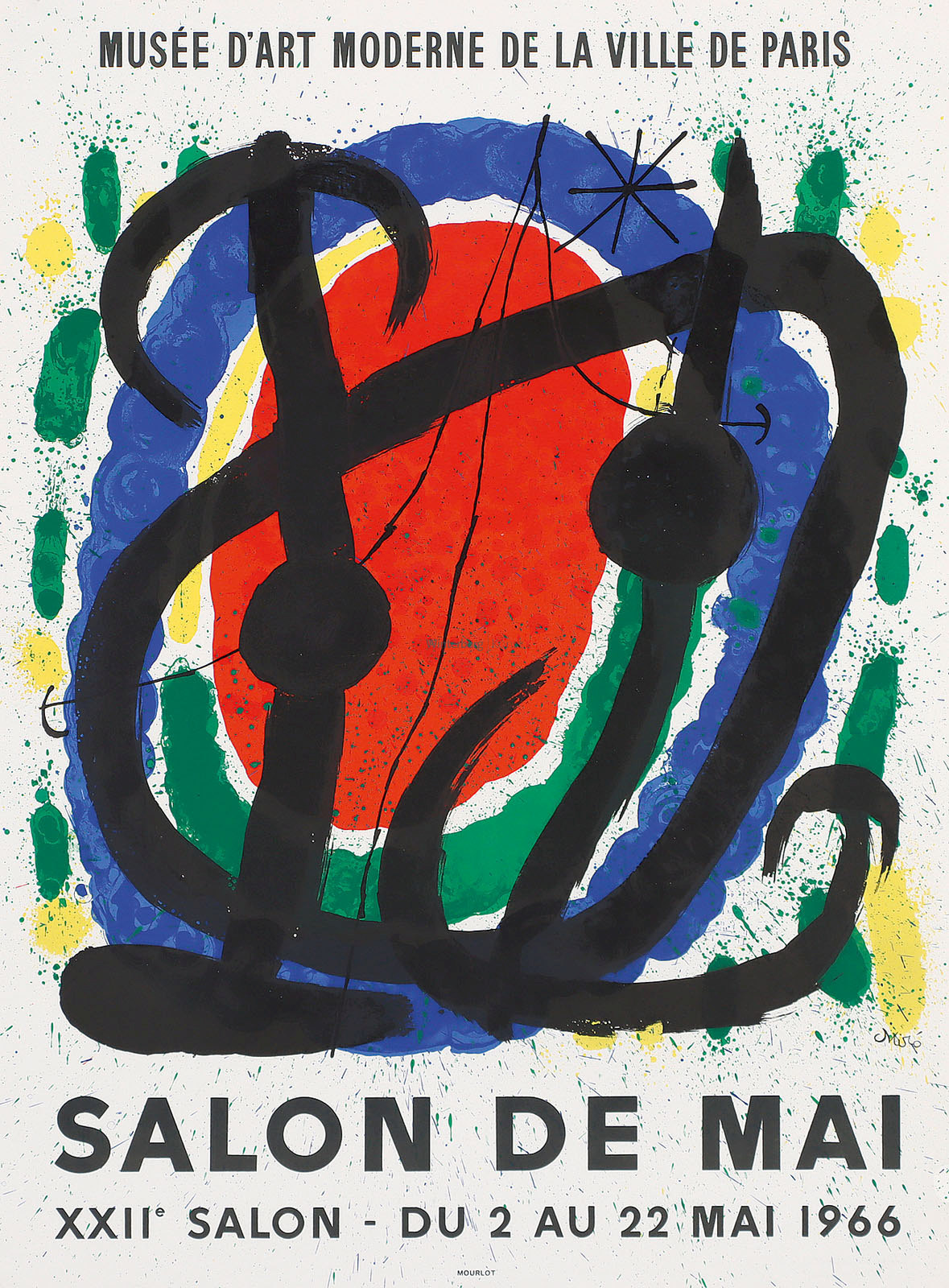 Affiche „Cartons“ – Affiche „XXIIe Salon de Mai“ – Affiche pour „Bronzes“ – Affiche pour „Sobreteixmis i Escultures“.