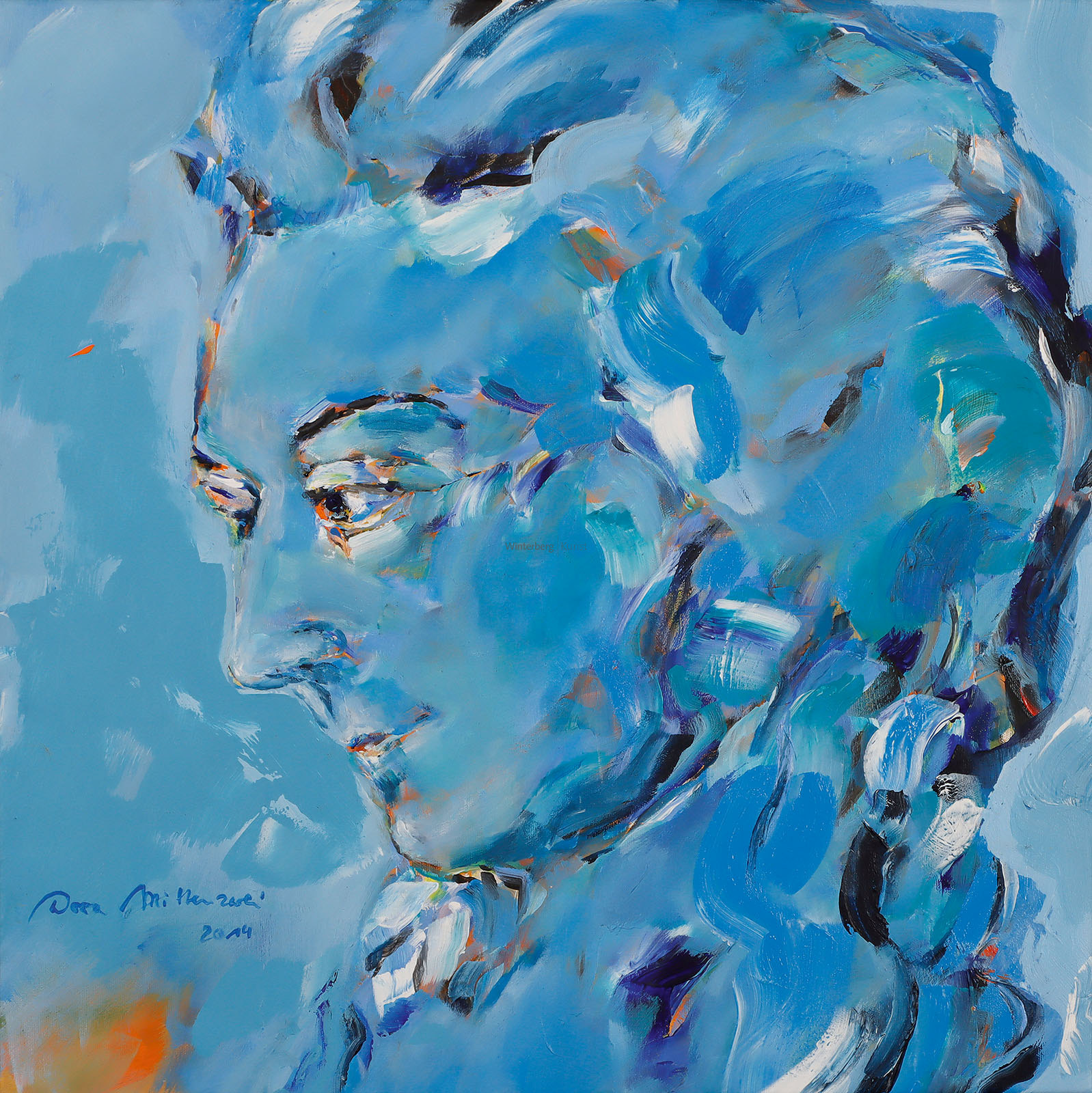 Kopf Wolfgang Amadeus Mozart,