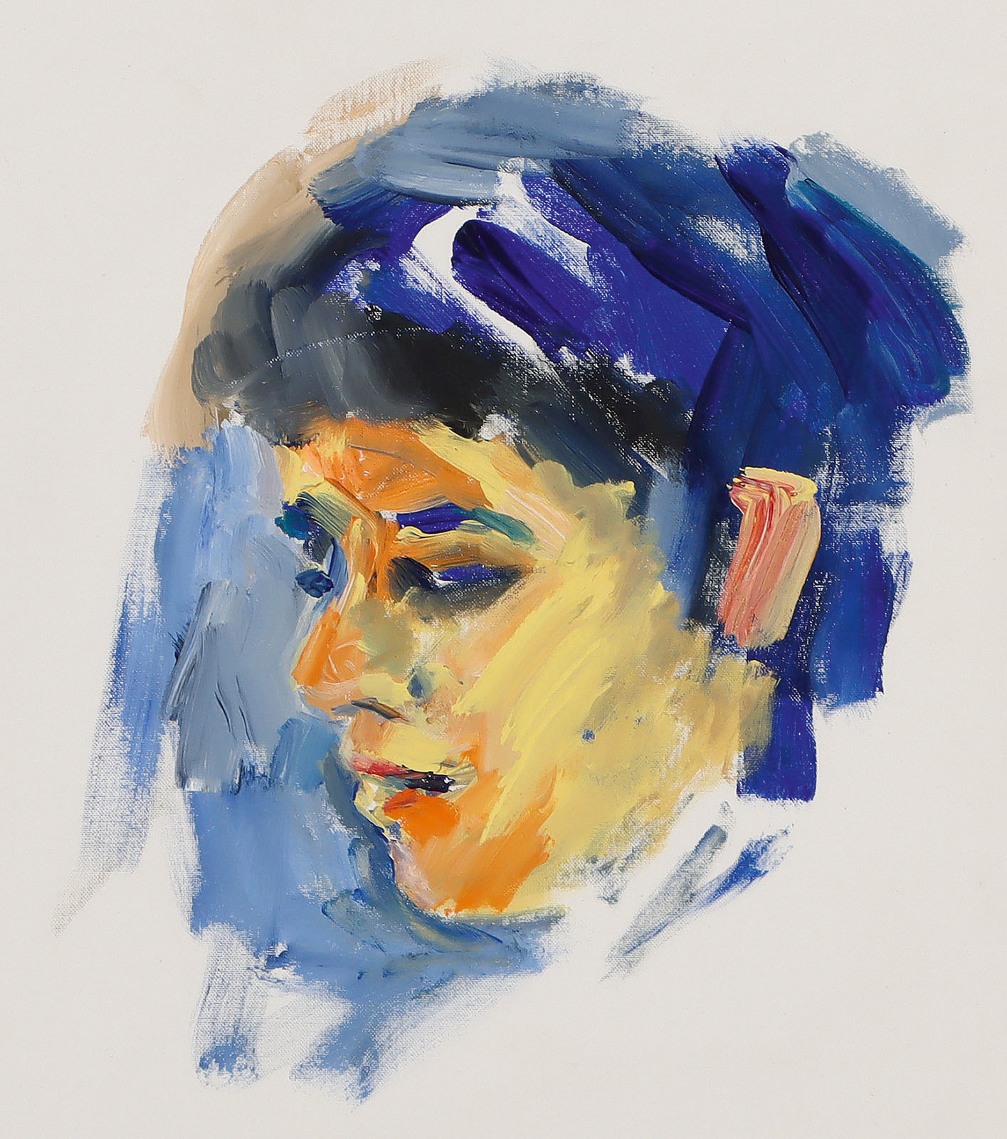 Kopf einer Spanierin (Silvia).