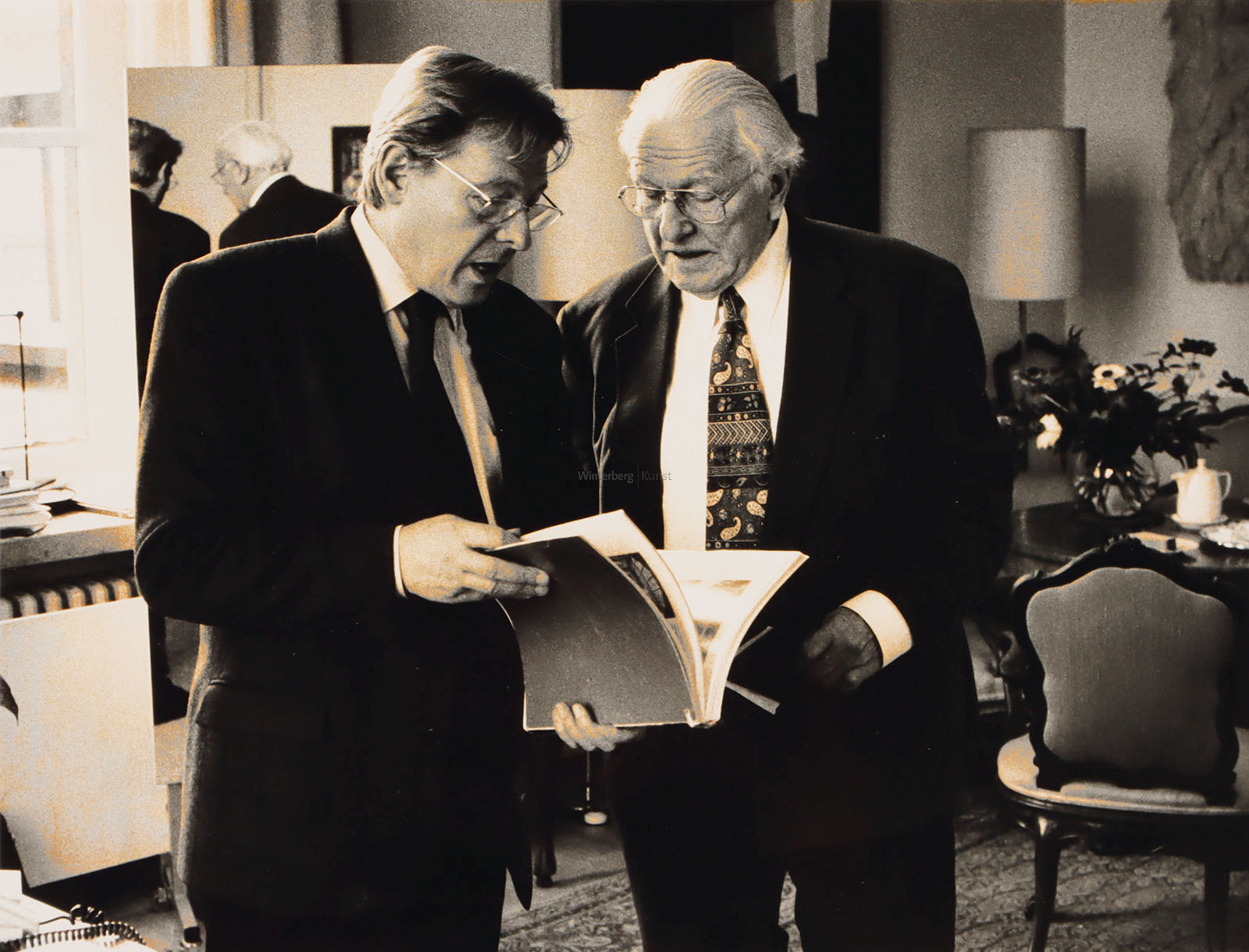 Dr. Oswald Georg Bauer im Gespräch mit Wolfgang Wagner.