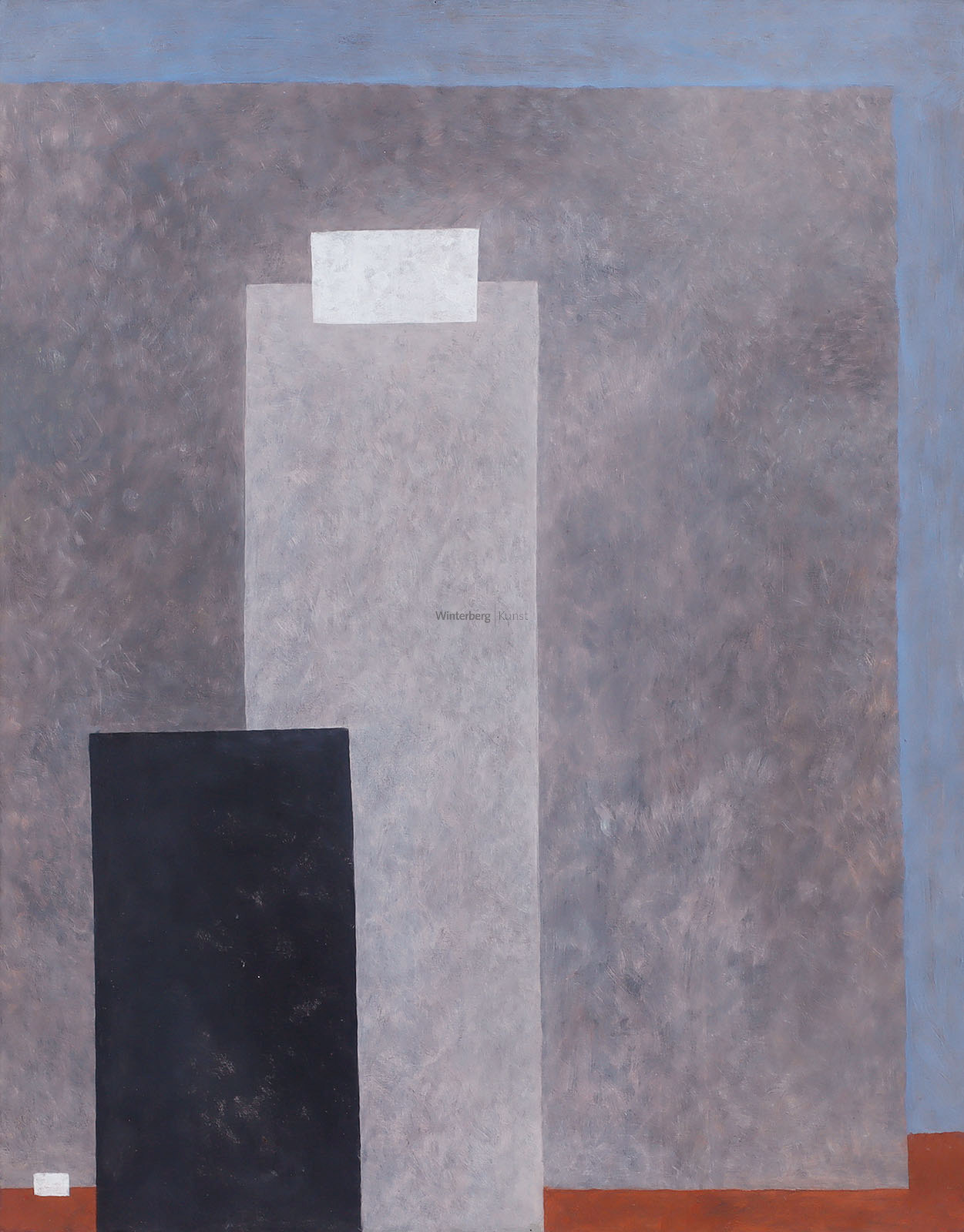 Rechtecke in Grau, Schwarz, Weiß – nach Baumeister.