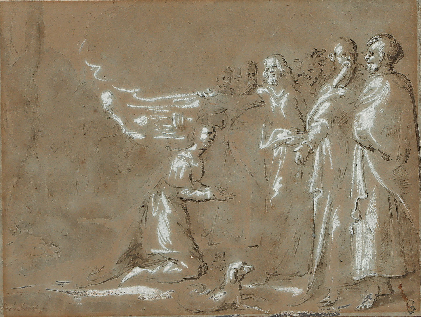 Christus und die Ehebrecherin.