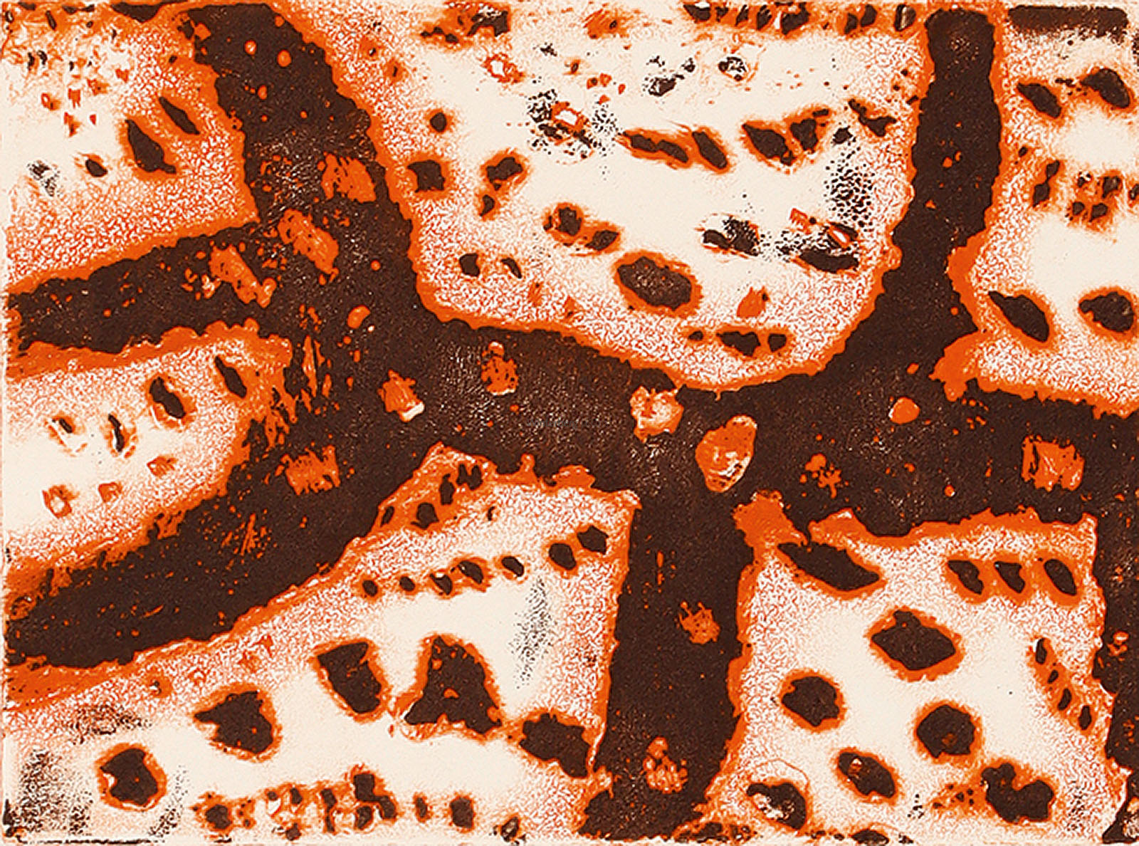 Composition I (Rouge et Noir) – Composition II (Ocre).