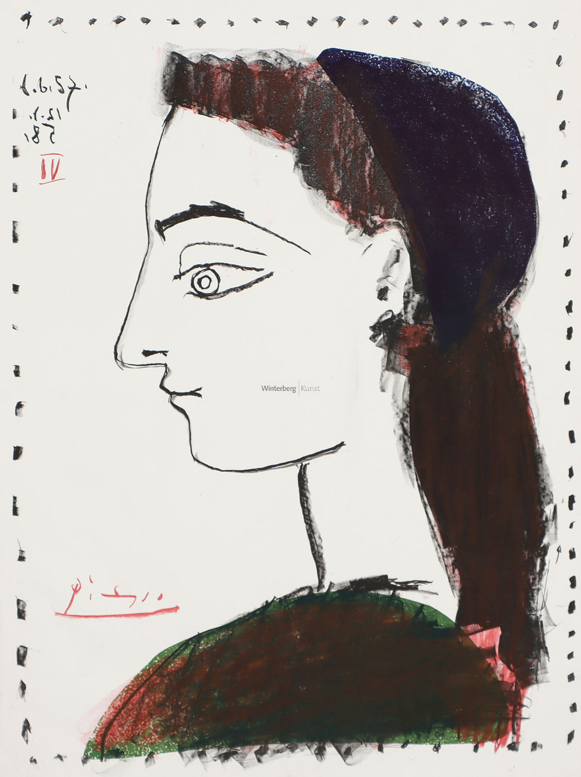 Jacqueline au Mouchoir noir.