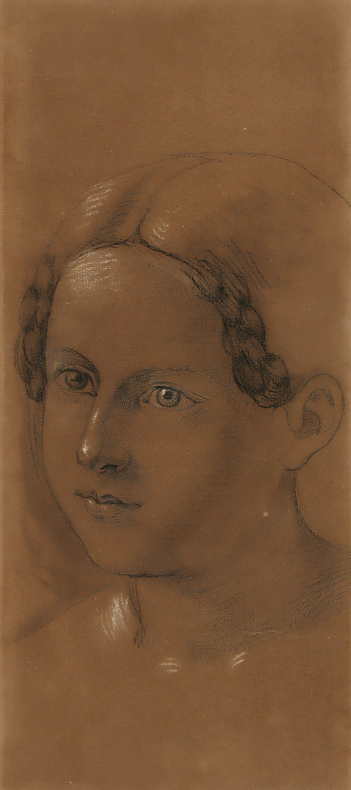 Porträt der Künstlertochter Ideke (Friedrike) Grimm,