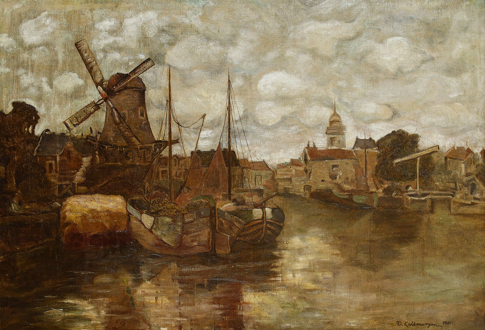 Holländische Hafenstadt.