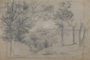 Blick von der Ferne auf Waldenburg – „Heidelberg, Schloss Eingang zum Faß“ – Heidelberg, Blick vom Schlossgarten auf den gesprengten Turm.