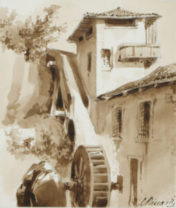 Italienische Wassermühle.