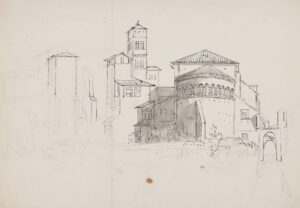 Grottaferrata in den Albaner Bergen.