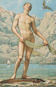 Bildnis mit Florentiner Hut (Windiger Tag) – Mädchenkopf II (Gretchen Schmidt) – Zephir (Frühling) – Siegfried.