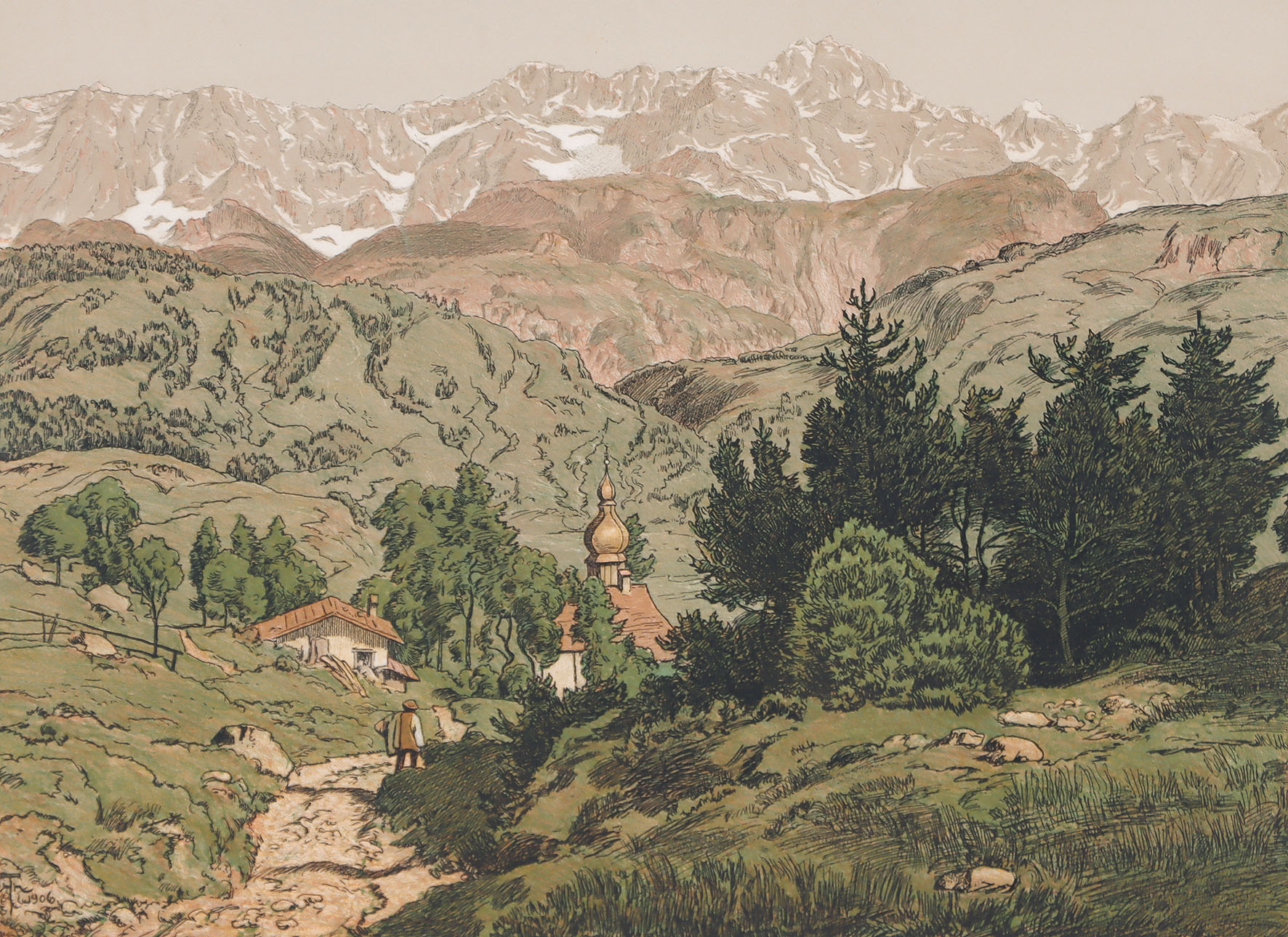 Alpen (Meisterblatt).