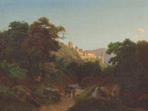 Blick auf Burg Karlstein in Tschechien.