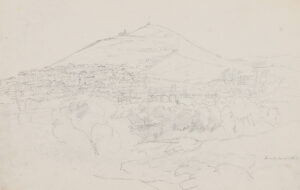 Blick auf Palestrina, dem antiken Praeneste,