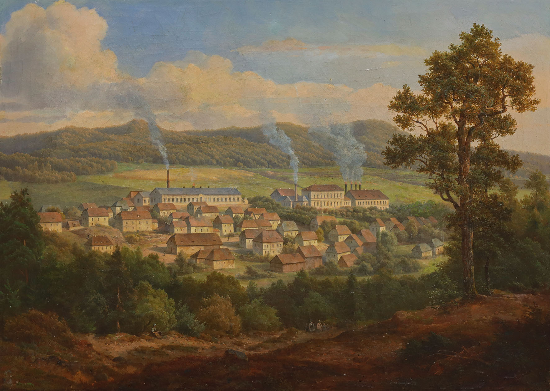 Glashütte in Böhmen.