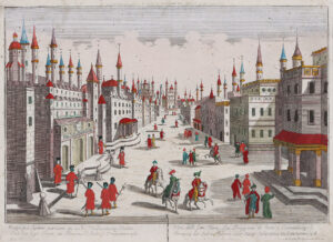 Konstantinopel: „Vue des sept Tours, ou Prisons d’Etat à Constantinople“.