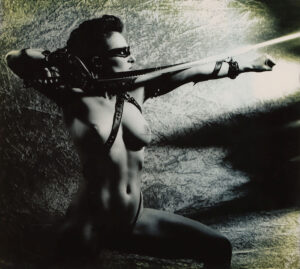 Patrizia mit Samurai.