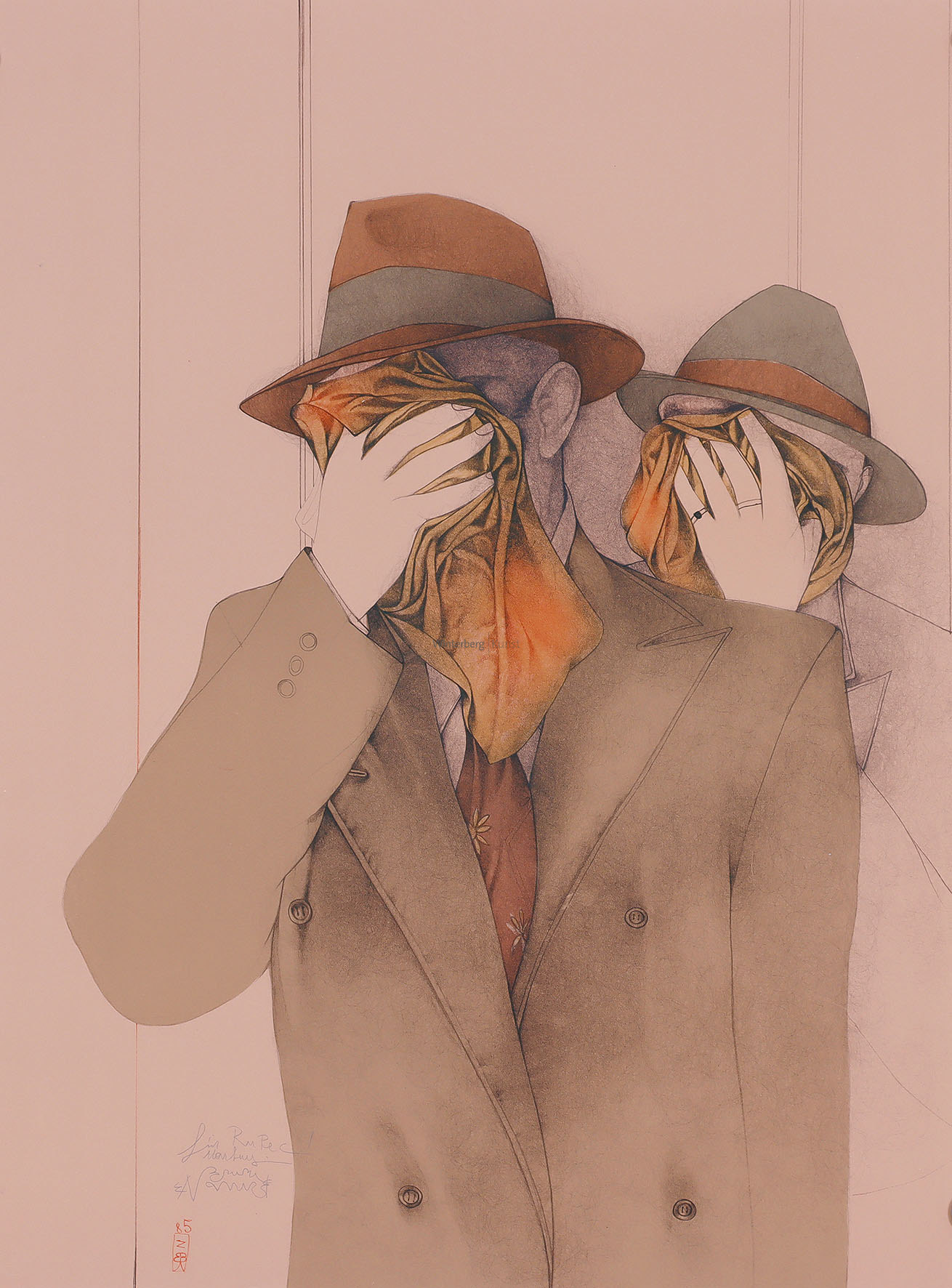 Iris germanica – Zwei, die sich nicht fotografieren lassen wollen – La poesia della tristezza.