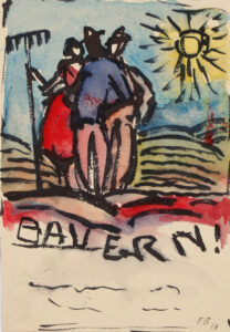 „Bauern“ auf dem Feld, Nähstube, Straßenszene, Beschneidung im Tempel, Tier-, Menschen- und Pflanzenstudien sowie weitere figürliche Darstellungen.