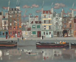 Paris, Pêcheurs sur le Canal.