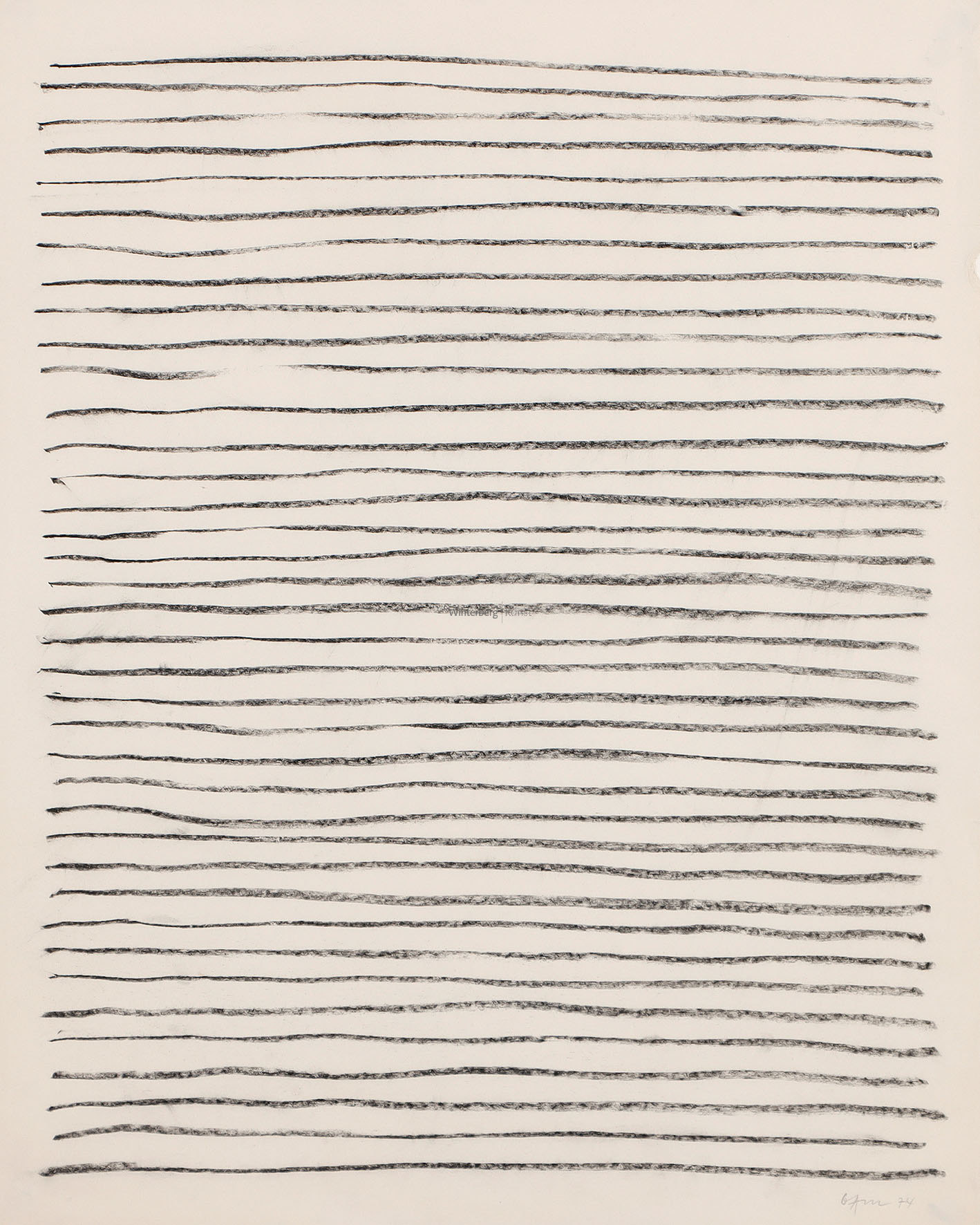 Horizontale Streifenkomposition.