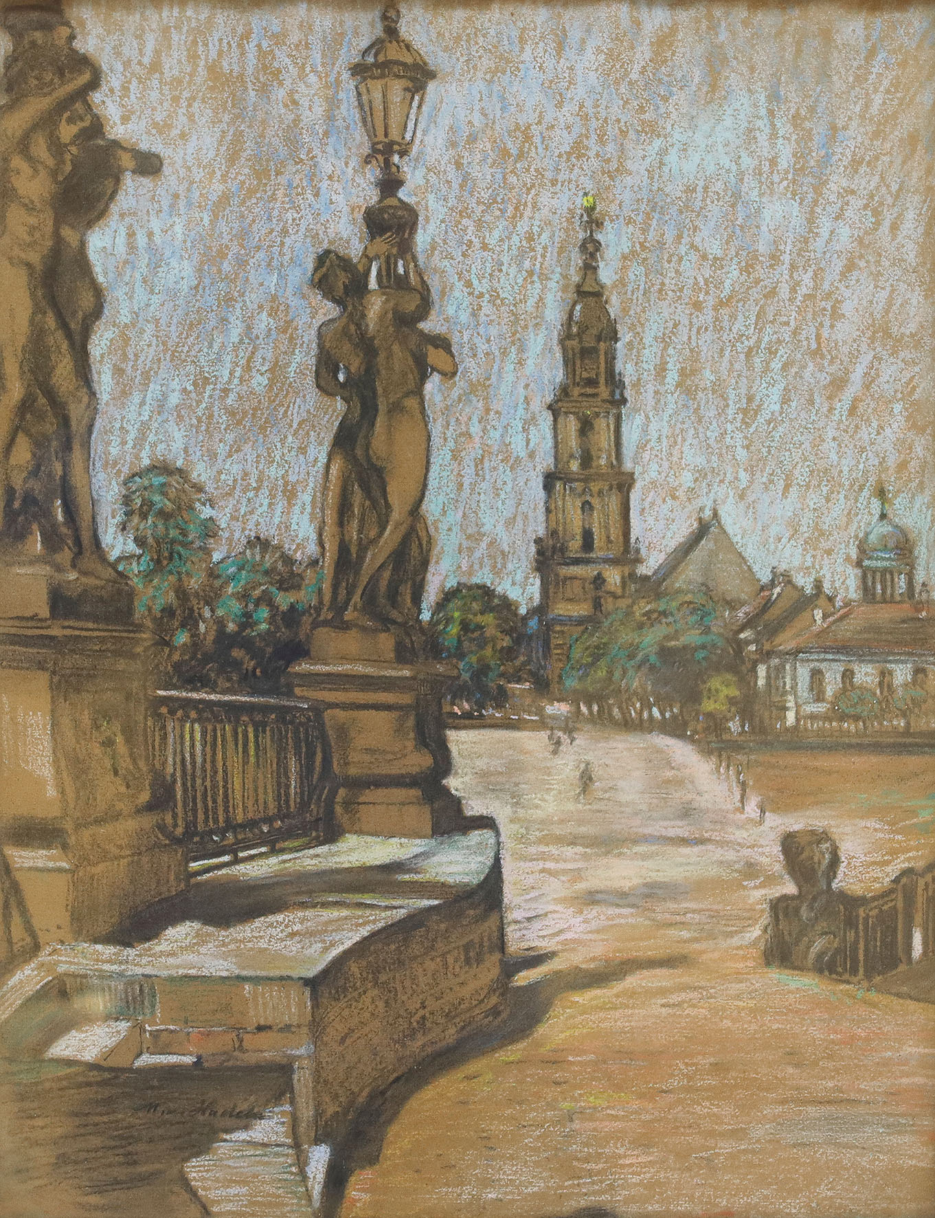 Blick auf die Garnisonskirche in Potsdam.