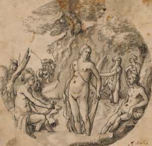 Diana mit ihren Nymphen im Bade,