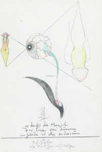 „es denkt der Mensch / das Tier sei dumm / im Grunde ist alles andersrum“.