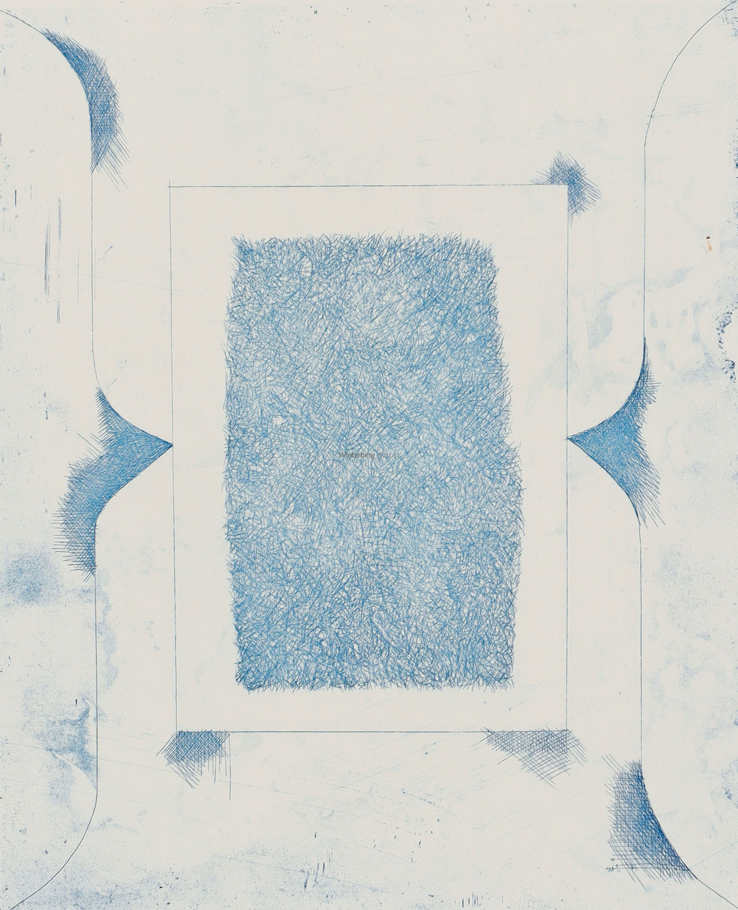 „Blau in Klammern“.