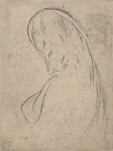 Frauenkopf (Vision I).