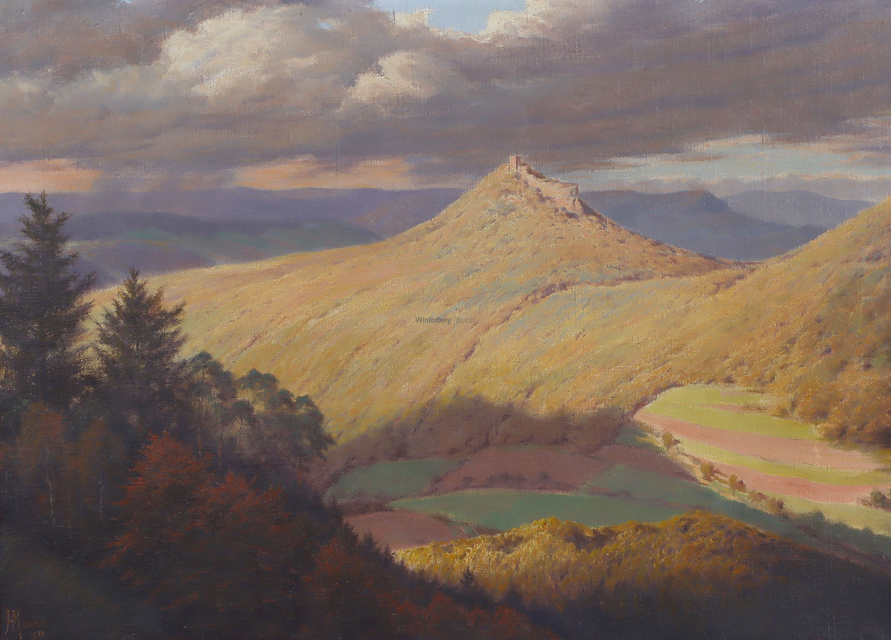 „Der Trifels in der Pfalz“.